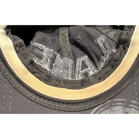 We People Pavilion Lake People Gray Distressed Baseball Hat Cap Adjustable OSFM - Picture 8 of 11